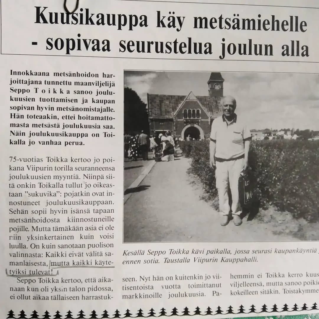 Historiallinen kuusimyynti